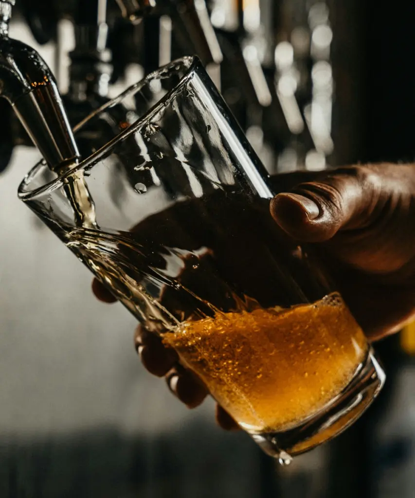 Bierausschank im Taproom der Kesselhaus Bräu